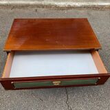 Vintage Scandinavian wooden ship cabin style chest of drawers