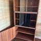 Bibliothèque vitrée modulable