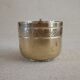 Silver metal cup monogram LJ