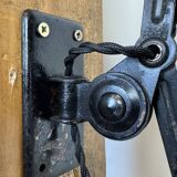 Black Industrial Bauhaus Scissor Wall Lamp from Kaiser Idell, 1930s