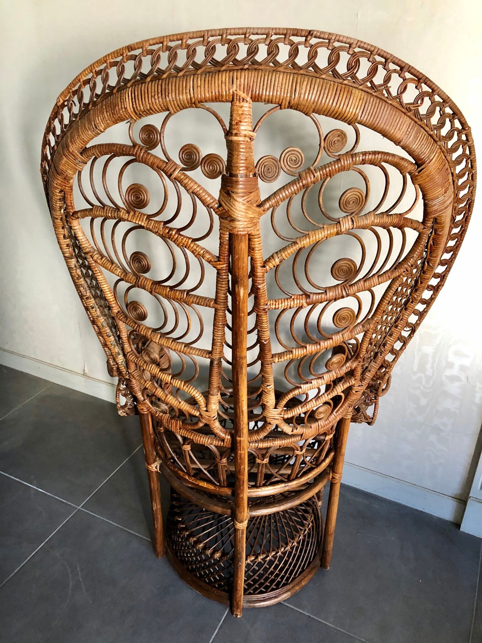 Emmanuelle rattan chair