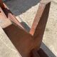 Pair of solid wood farmhouse benches 250cm for rustic farmhouse table