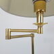 Articulated floor lamp light vintage brass gold Deknudt