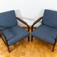 Pair of mid century armchairs "b7522 " by Zenon Bączyk,  Poland, 1960's
