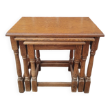 Wooden nesting table