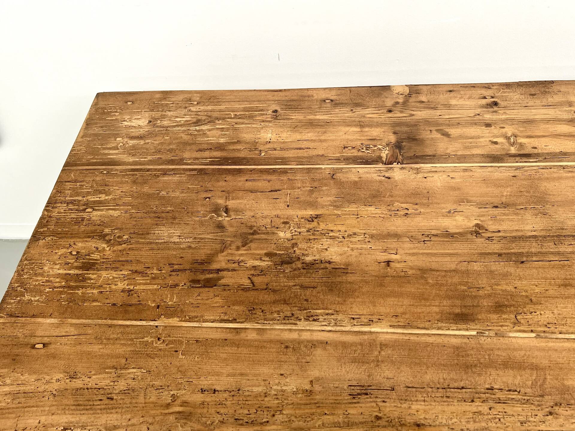 Table de ferme en pin, années 50