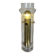 Space Age table lamp in bubbled glass and brass, 1970s