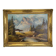 Alpine landscape oil painting with Tyrolean mountain hut