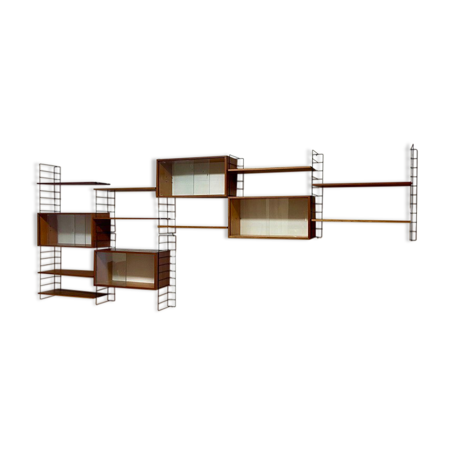 Modular bookcase vintage String 1960