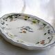 Plat de service ovale en faïence de Gien « oiseaux de paradis »