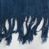 Shades Of Blue Vintage Kilim Rug, 144x207Cm