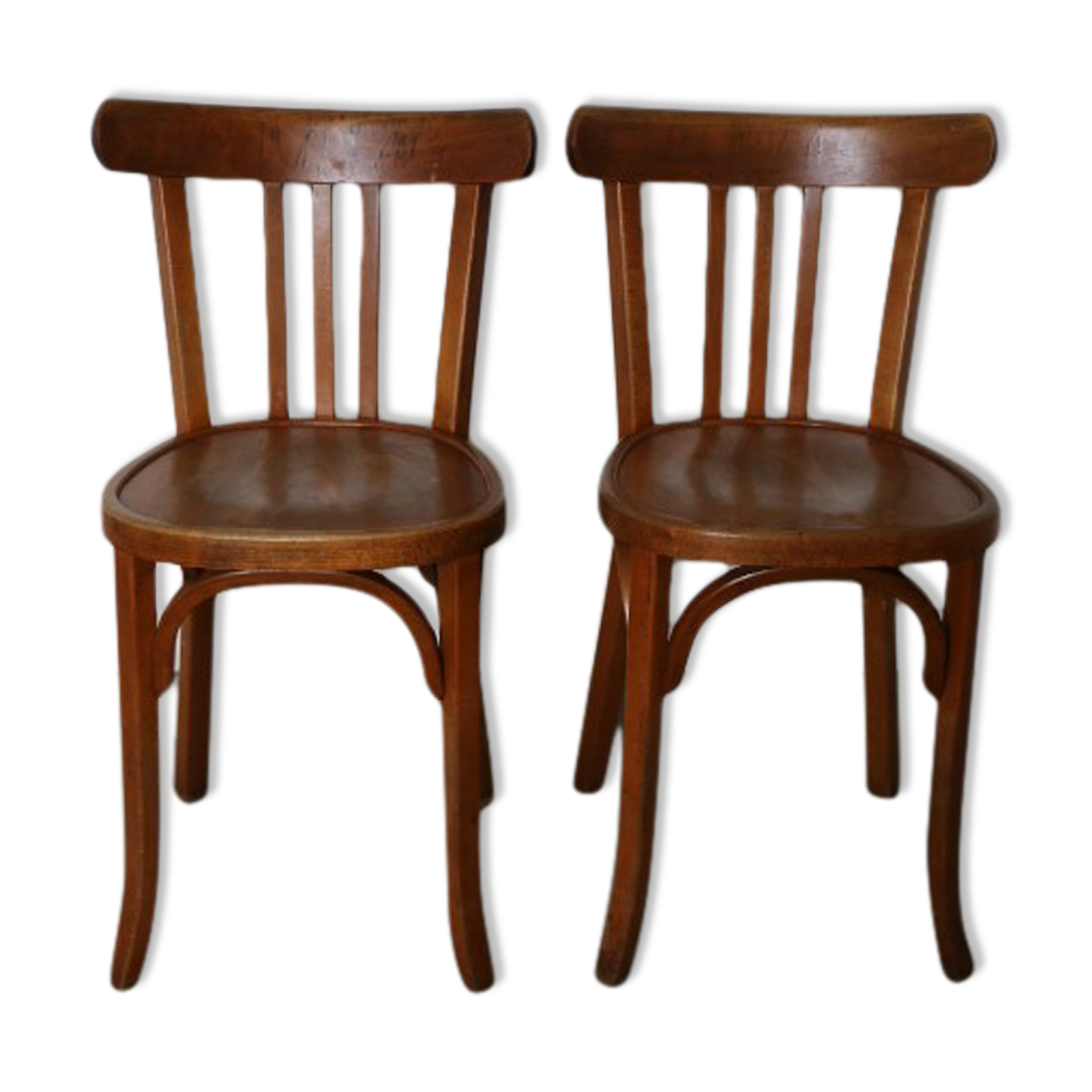 2 baumann chairs classic medium beech