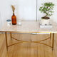Table basse marbre années 60 style néoclassique