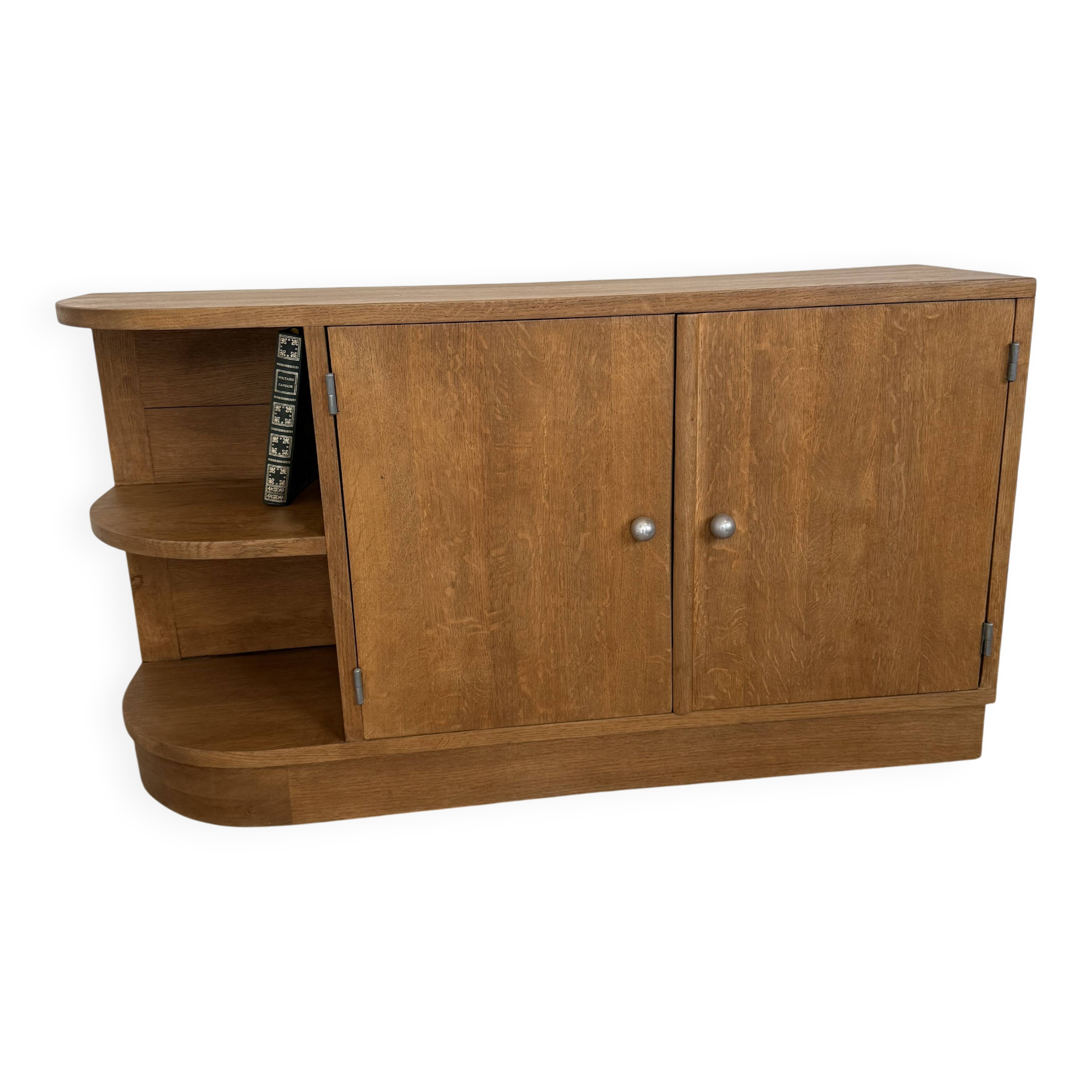 Meuble bas enfilade vintage art déco bois massif