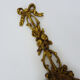 Vintage wall lamp decorated with ribbon and grape. Louis XVI style. XIXth