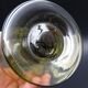 Lot of 8 glasses of wine or water - bubbling glass year 1970