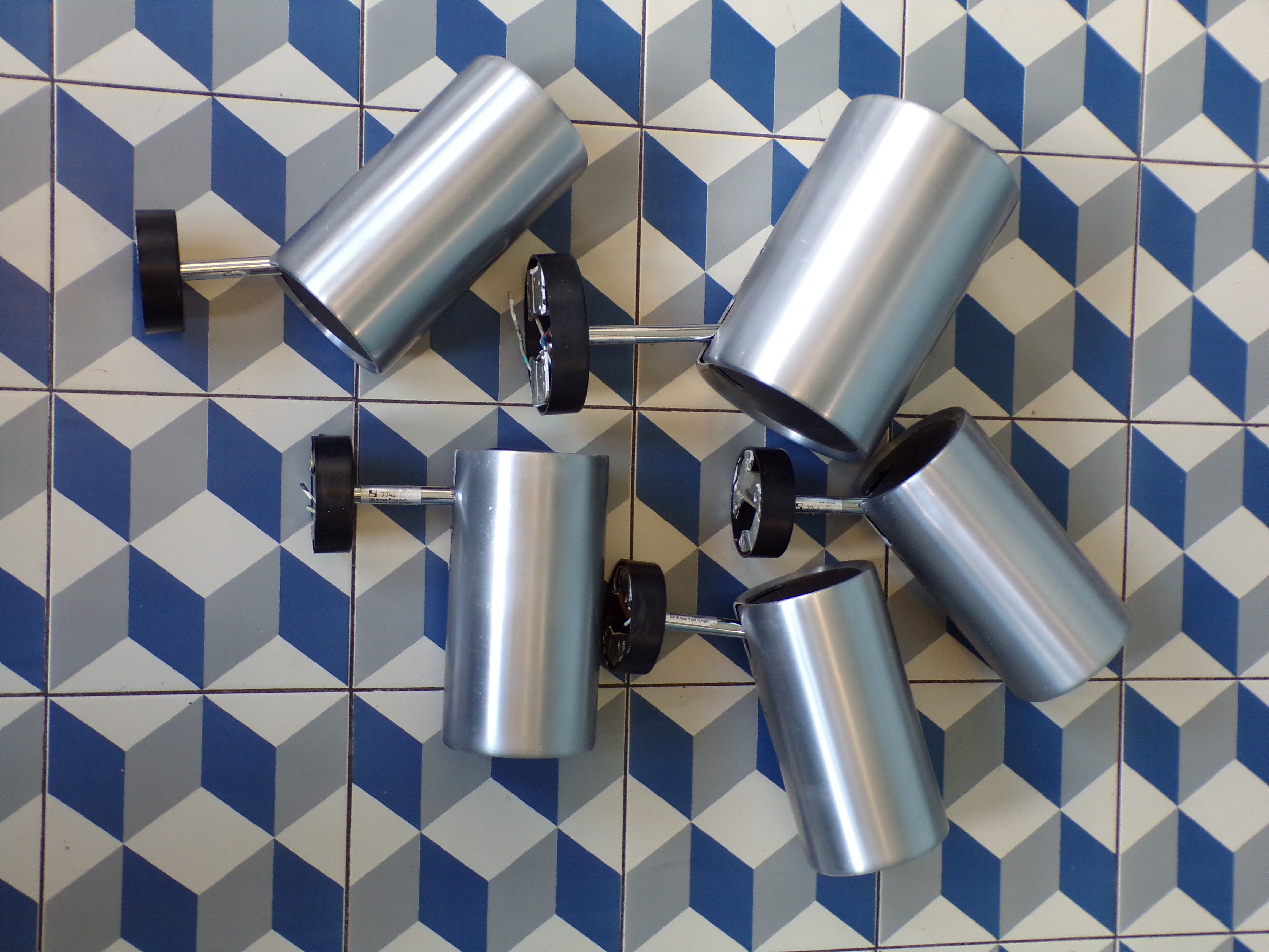 Set 5 wall lamps hose Staff Leuchten