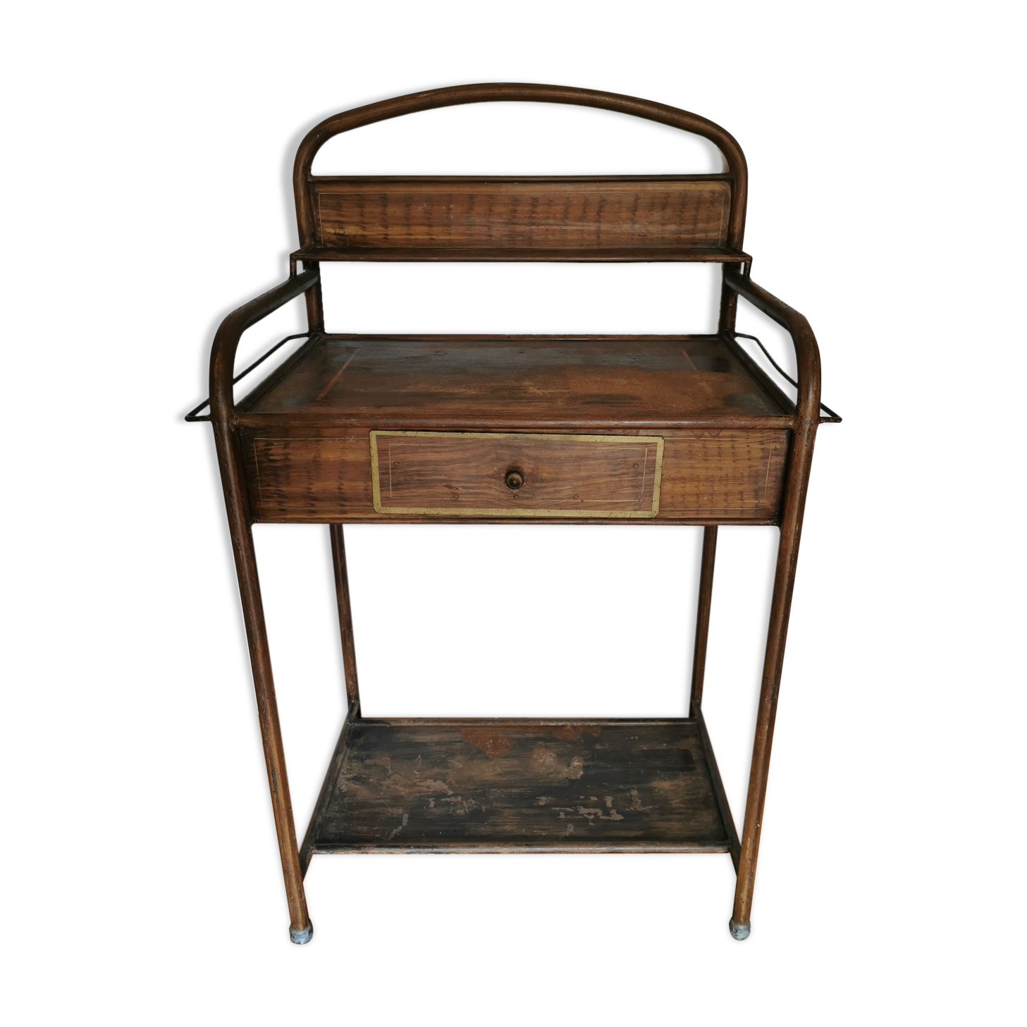 Metal art deco toiletry furniture early 20th century