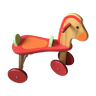 Carrier wooden horse for the little ones