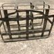 Galvanized steel bottle holder