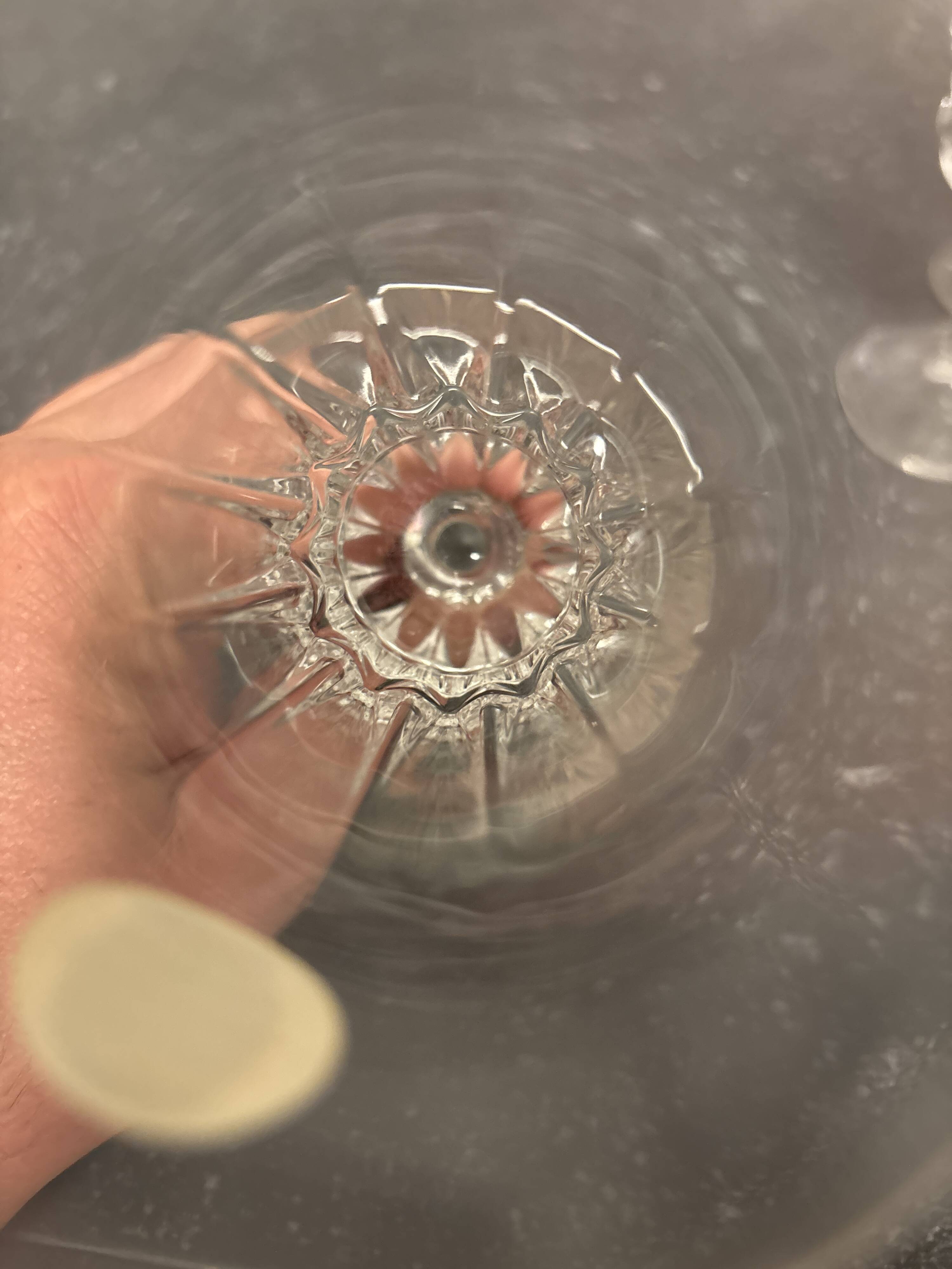 Crystal champagne flute