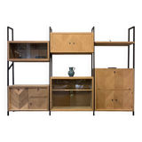 Large vintage library