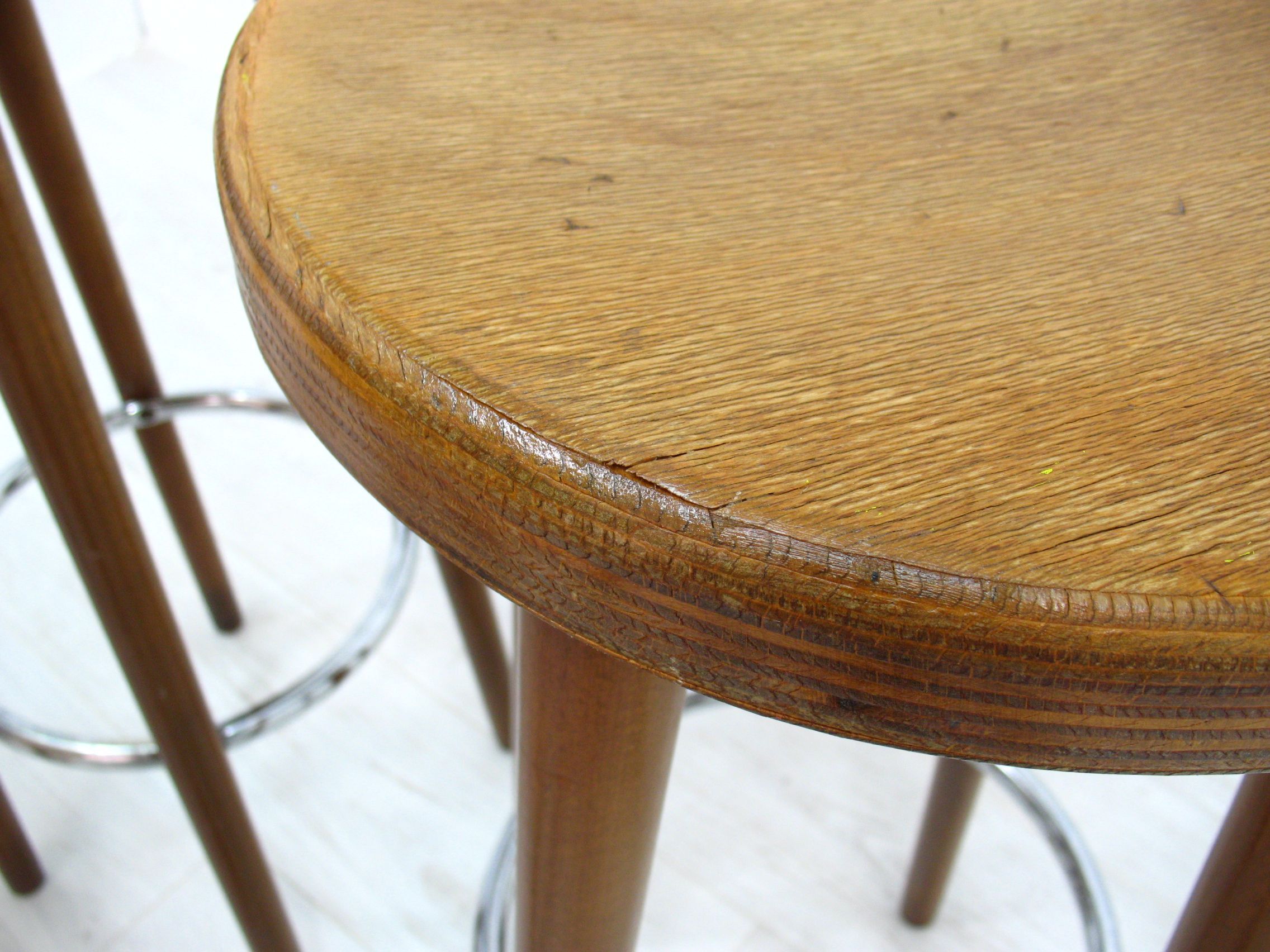 4 bar stools, 1970s