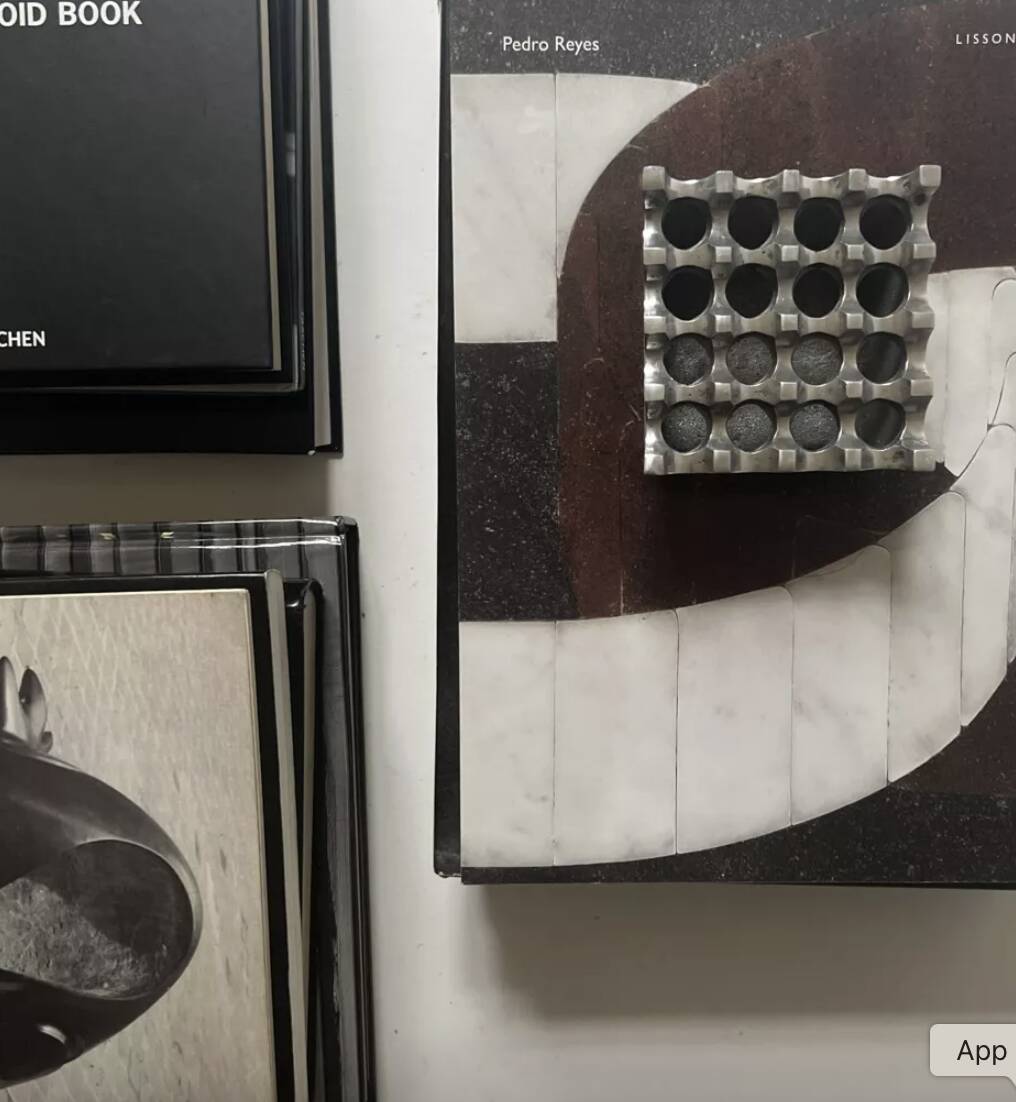 Mid-century chrome metal ashtray in the Ultima 15 style, 1970 design.