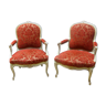 Pair of chairs style Louis XV XIX