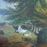 Oil on canvas, Lataste, 19th century