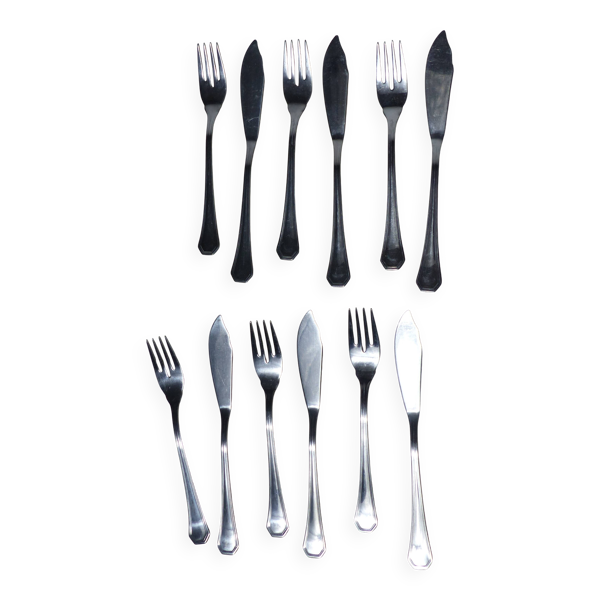 12 couverts à poisson