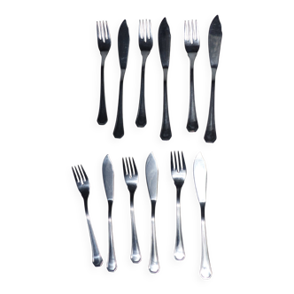 12 couverts à poisson