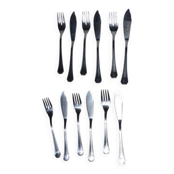 12 couverts à poisson