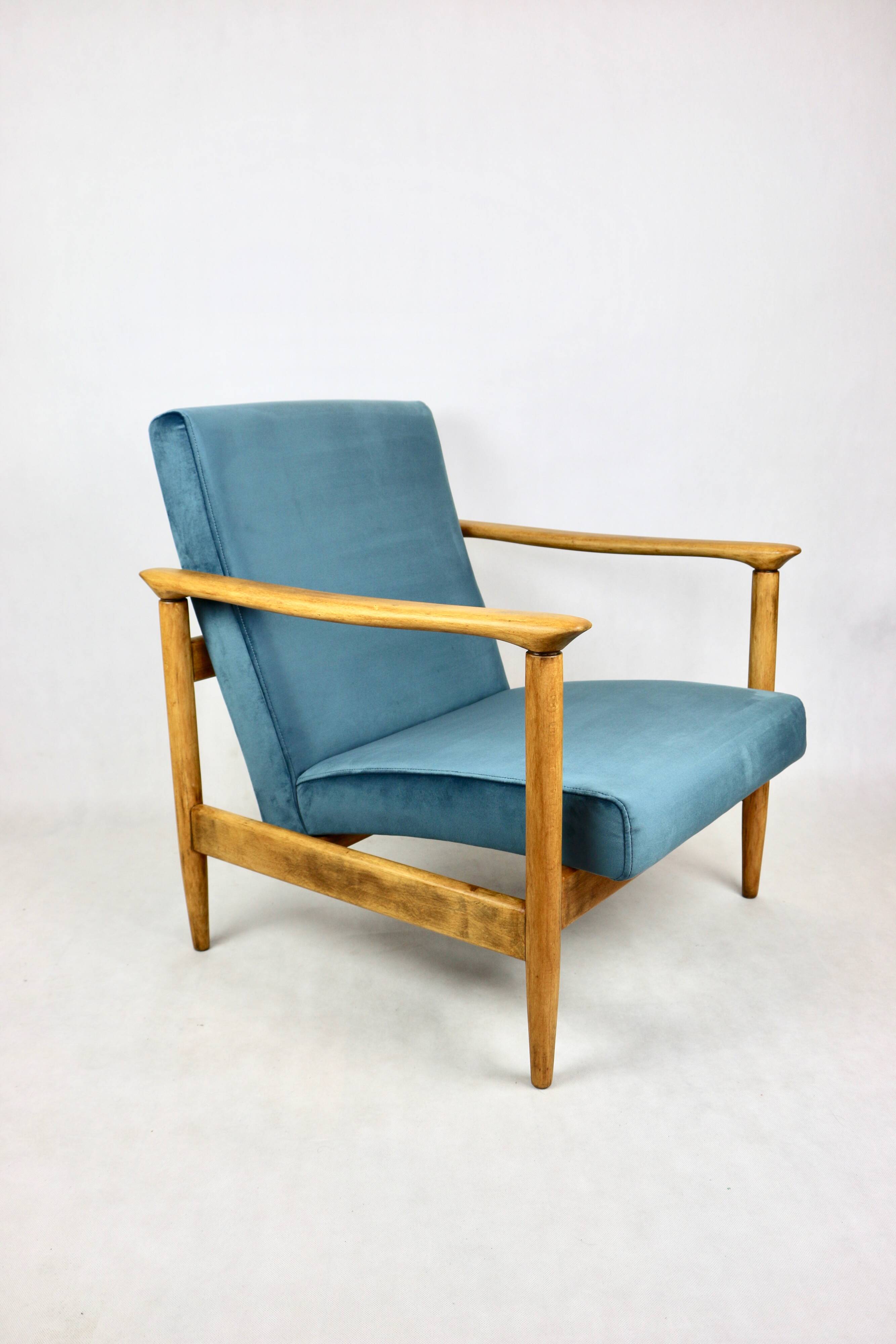 Fauteuil Blue Ocean GFM-142 par Edmund Homa, 1970s