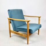 Fauteuil Blue Ocean GFM-142 par Edmund Homa, années 1970