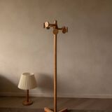 Porte-manteau vintage en bois Hank Loewenstein – porte-manteau sculptural des années 1970