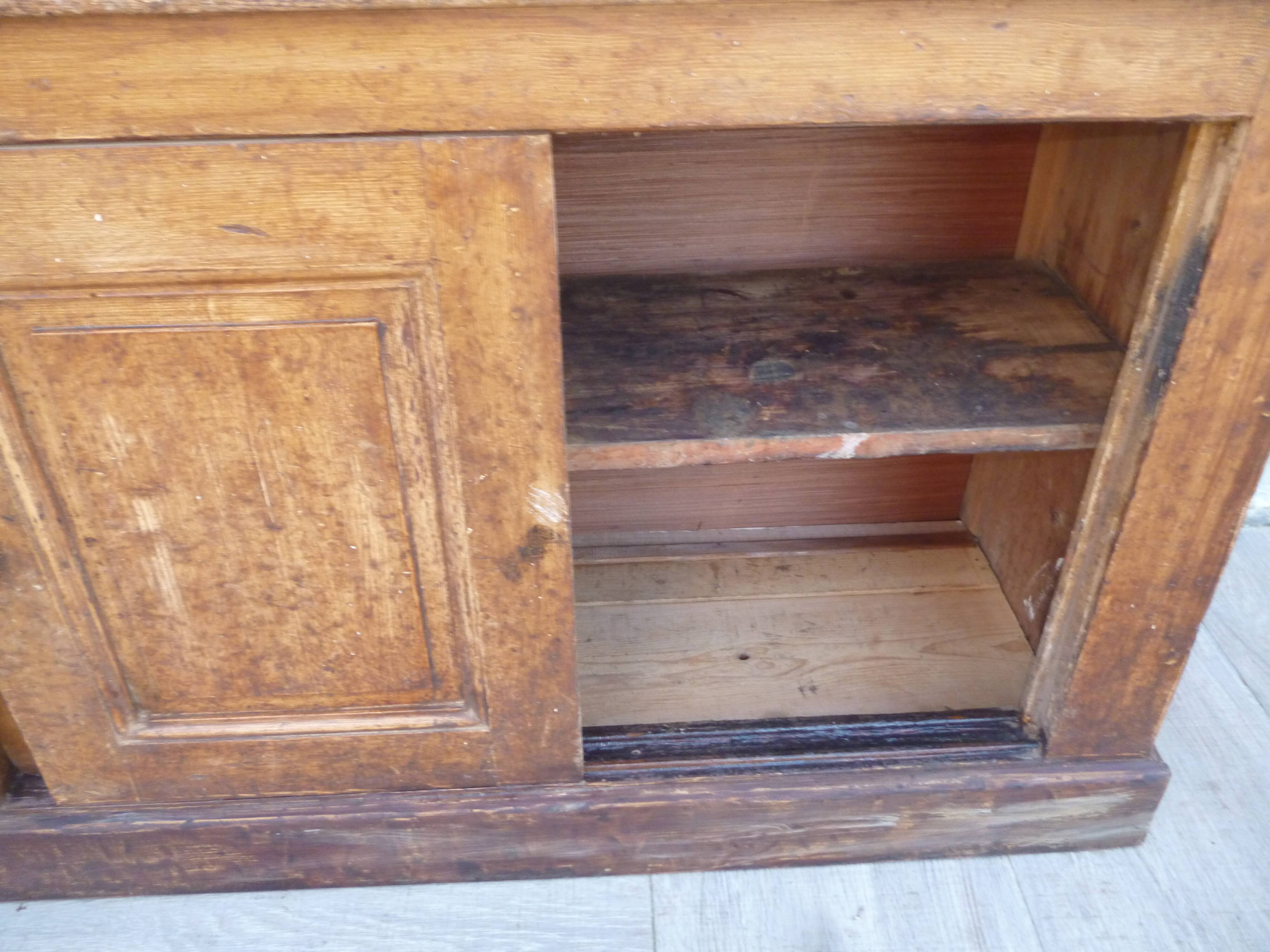 Meuble enfilade de métier vintage