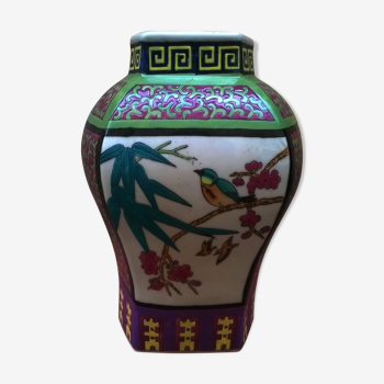 Vase Asiatique " aux oiseaux"