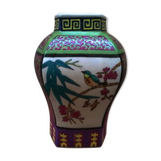 Asian vase "to birds"