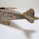 Vintage brass plane ashtray 70