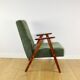Classic green olive structural armchair like Chierowski