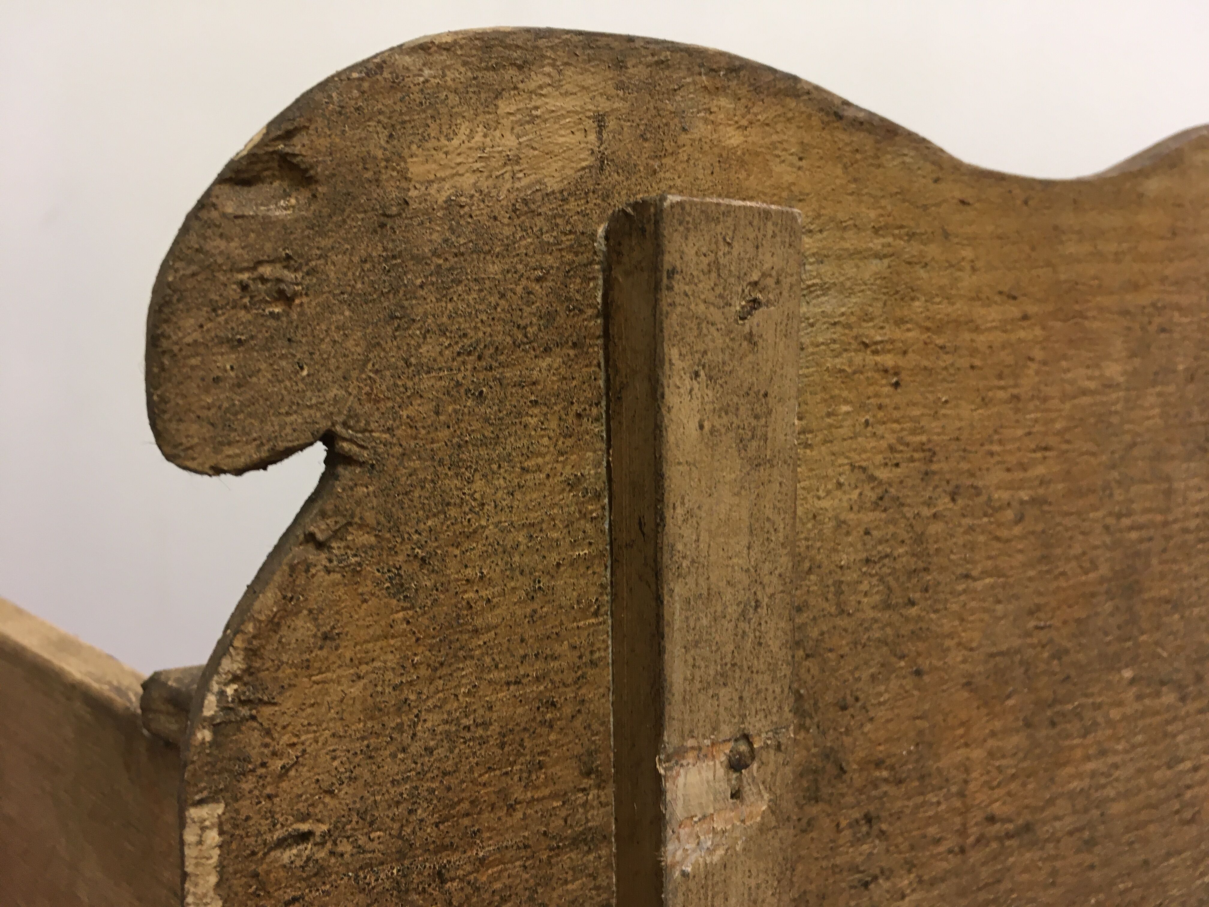 Shelf antique wooden grocery store