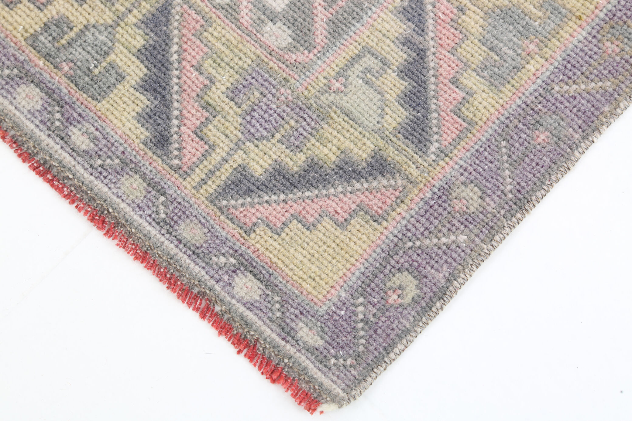 Dusty Pink Wool Turkish Rug