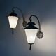 60s outdoor lanterns or wall lights (X2)