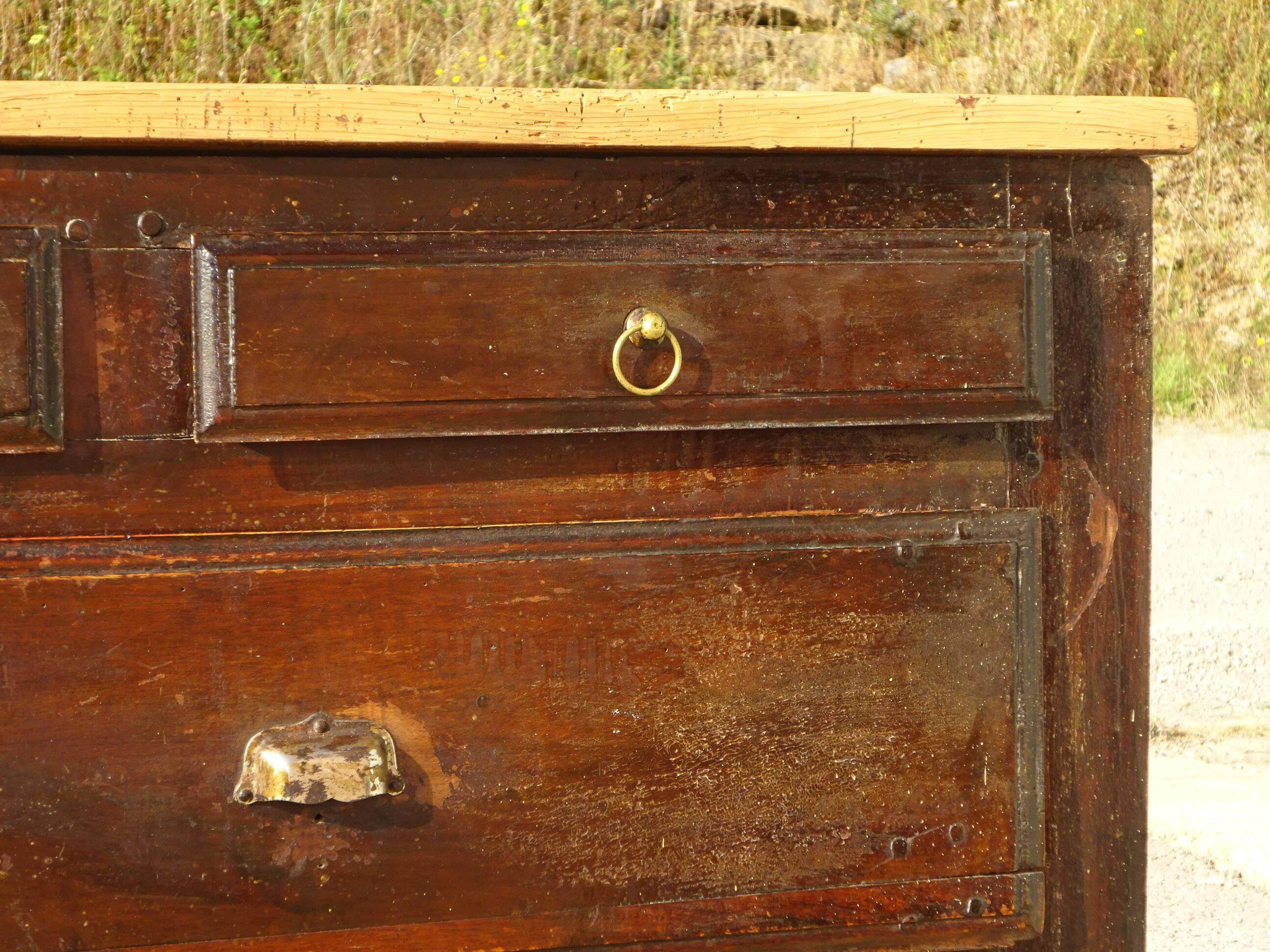 Ancien meuble de métiers, pantalonnière