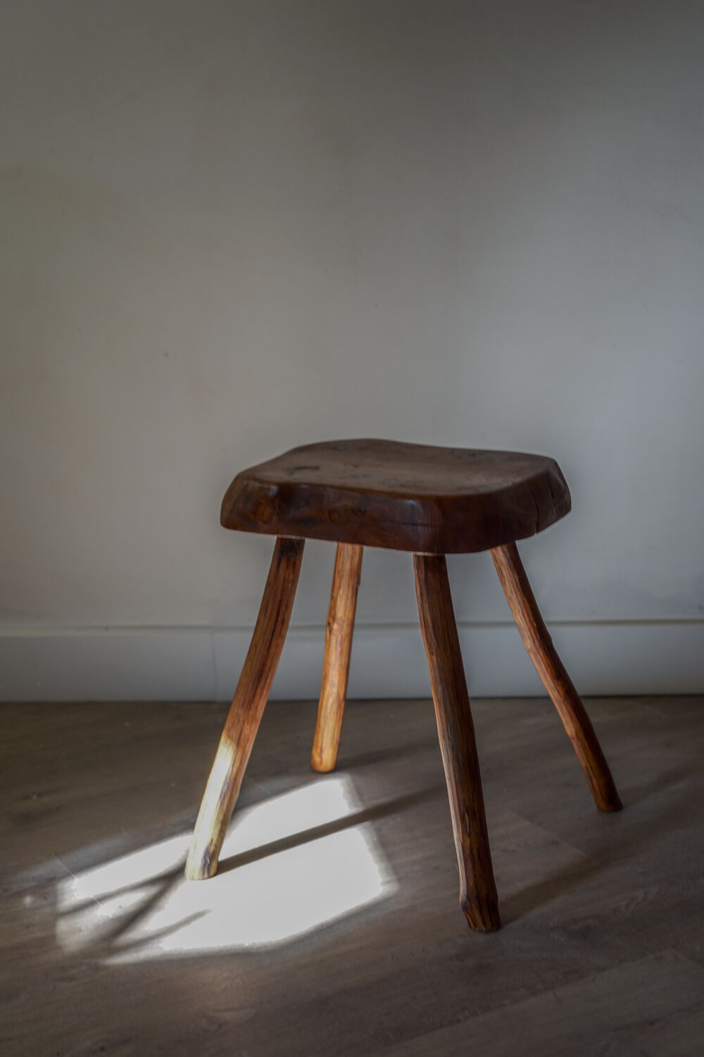 Pair of brutalist stools