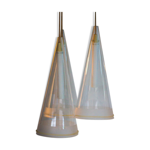 Suspension fuscia 3 tulipes, Flos