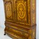 20th Century Dutch Trumeau Walnut with Maple Wood Inlays, Netherlands, 1950