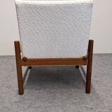 Adjustable Scandinavian armchair in teak, Denmark circa 1960.