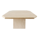 Table basse en travertin du milieu du siècle